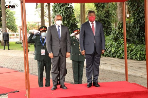  PRESIDENTE DA REPÚBLICA, JOÃO LOURENÇO, RECEBE HOMÓLOGO DE CABO VERDE, JOSÉ MARIA NEVES