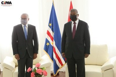 PRESIDENTE DA REPÚBLICA NO PALÁCIO DO GOVERNO DE CABO VERDE