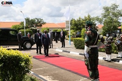 PRESIDENTE DA REPÚBLICA NO ACTO DE ABERTURA DO ANO JUDICIAL NO HUAMBO