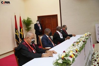 PRESIDENTE DA REPÚBLICA NO ACTO DE ABERTURA DO ANO JUDICIAL NO HUAMBO